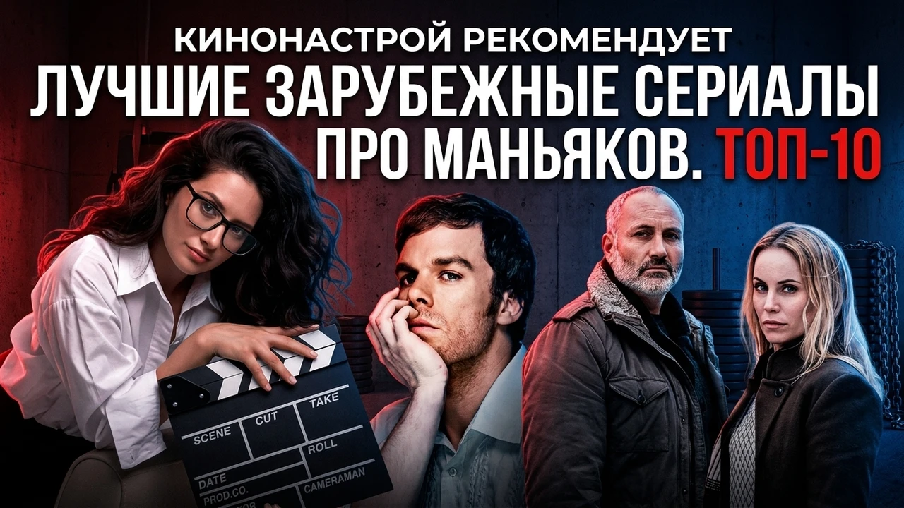 10 лучших зарубежных сериалов про маньяков